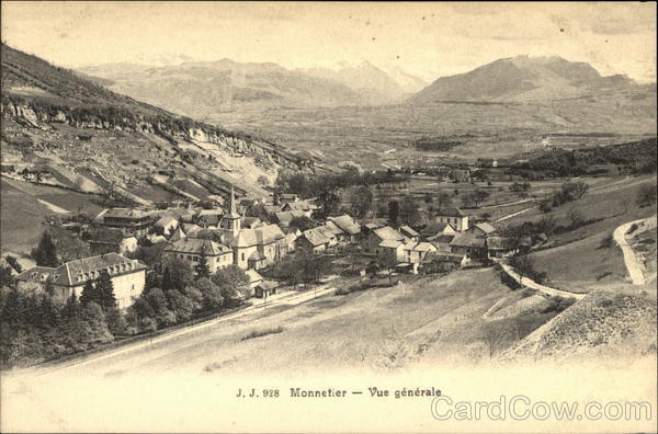 Vue Generale Monnetier-Mornex France