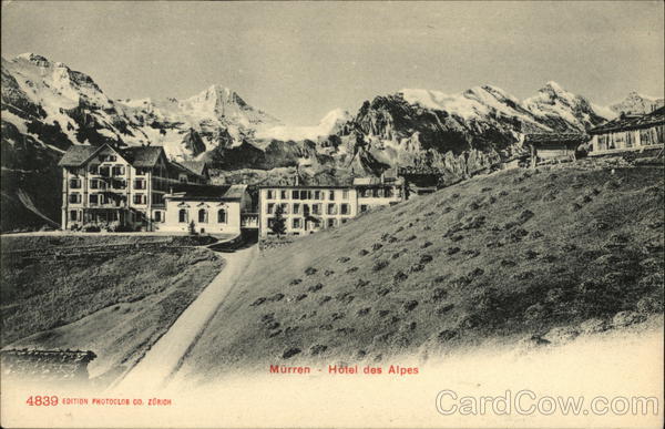 Hôtel des Alpes Mürren Switzerland