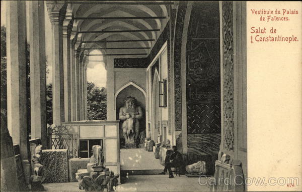 Vestibule du Palais de Faiences Istanbul Turkey Greece, Turkey, Balkan States