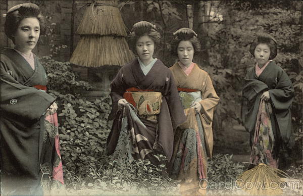 Women in Kimonos Japan