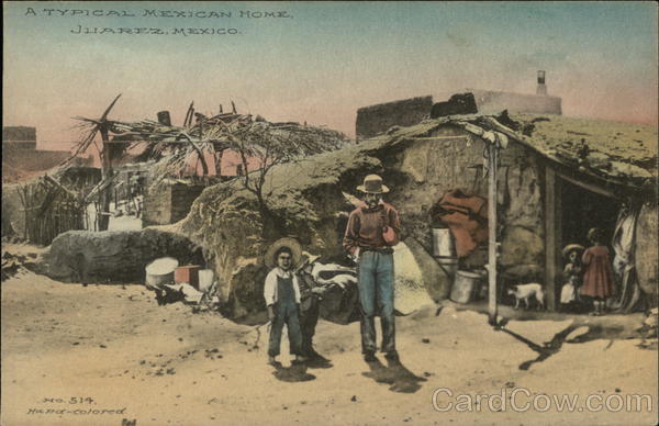 Typical Mexican Home Juarez Mexico