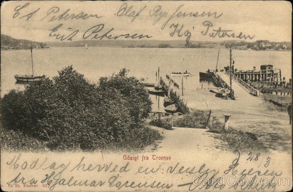 Üdsigt fra Troense Denmark