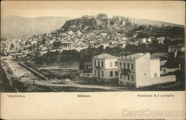 Panorama & l'Acropole Athens Greece Greece, Turkey, Balkan States