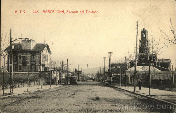Avenida del Tibidabo Barcelona Spain