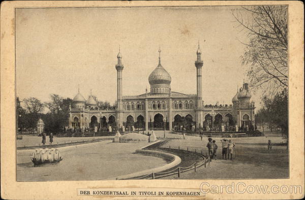 Der Konzertsaal In Tivoli In Kopenhagen Copenhagen Denmark
