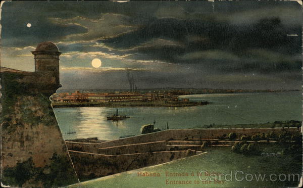 Entrance to the Bay Havana Cuba