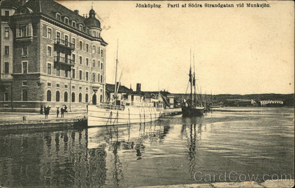 Sodra Strandgatan vid Munkajon Jonkoping Sweden