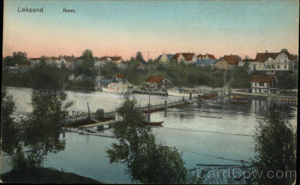 Noret - River and Bridge Leksand Sweden