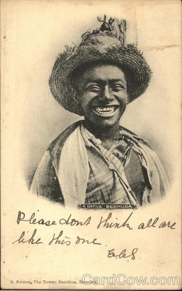 A Native - Portrait of Native Man Smiling Bermuda