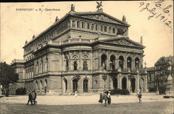 Opera House Frankfurt, Germany Postcard Postcard