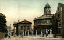 Clarendon Buildings and Sheldoonian Theatre Oxford, England Oxfordshire Postcard Postcard