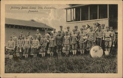Military Band, Camp Otis Postcard