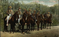 U.S. Soldiers in the Canal Zone Postcard