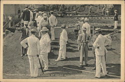 President Taft Inspecting the Locks at Pedro Miguel Postcard