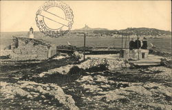 Paison du Chateau d'If, une coin d'Ile Postcard