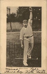 John Gunn - Cricket Postcard