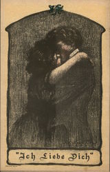 Ich Liebe Dich - "I Love You" German Postcard