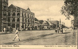 Street Scene Postcard