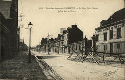 Bombardement d'Amiens France Postcard Postcard