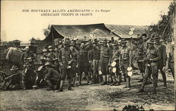 American Troops Postcard