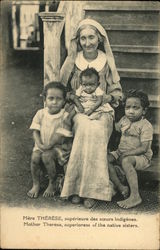 Mother Teresa, Superior Indigenous Sisters Postcard