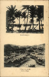 Village sur Pilotis (Native Village) Hanuabada, Papua-New Guinea South Pacific Postcard Postcard