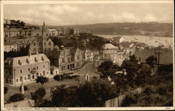 The Moor, From Wellington Terrace Falmouth, England Cornwall Postcard Postcard