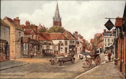 High Street Lyndhurst, England Hampshire Postcard Postcard