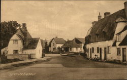 View of Village Grantchester, England Cambridgeshire Postcard Postcard