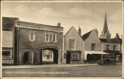 Canon Lane Gate, Leading to the Close Chichester, England Sussex Postcard Postcard