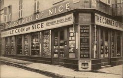 The Corner of Nice - Robert Paraf Bookstore Postcard