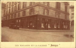 Les Magasins et la Galerie "Images" Postcard