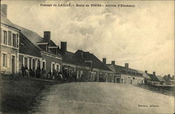 Passage de Laillé. Route de Tours. Arrivée de Ecommoy. Postcard