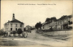 Place de Hôtel de Ville et la Voie Postcard
