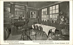 Ye Olde Cheshire Cheese and Wine Court, Fleet Street Postcard