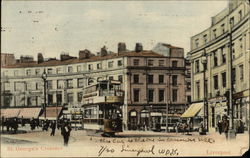 St. George's Crescent Liverpool, England Merseyside Postcard Postcard