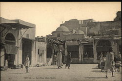 La Place Bab-Djedia Postcard
