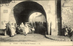 Vers la Rue des Protestants Postcard