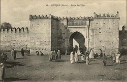 Porte des Tetes Postcard