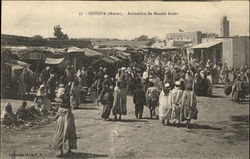 Animation du Marché Arabe Postcard