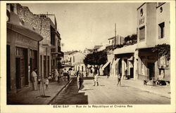 Rue de la Republique et Cinema Rex Postcard
