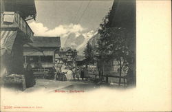 Village Scene Postcard