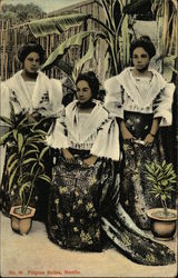 Three Filipina Women Postcard