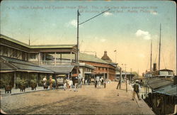 Union Landing and Custom House Wharf Manila, Philippines Southeast Asia Postcard Postcard