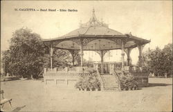 Calcutta - Band Stand - Eden Garden Postcard