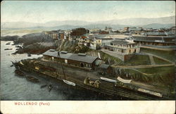 View of Town Mollendo, Peru Postcard Postcard