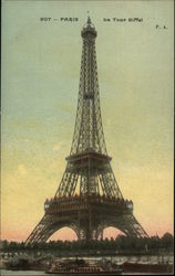 Eiffel Tower Postcard