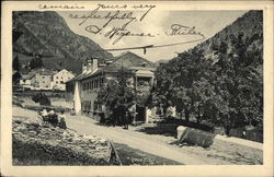 Hotel und Pension Fletschhorn Simplon, Switzerland Postcard Postcard