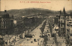 Paseo de Gracia Postcard
