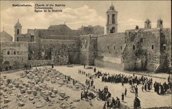 Church of the Nativity (Geburtskirche, Eglise de la Nativité Bethlehem, Israel Middle East Postcard Postcard